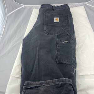 Carhartt Men's Black pants 36x32